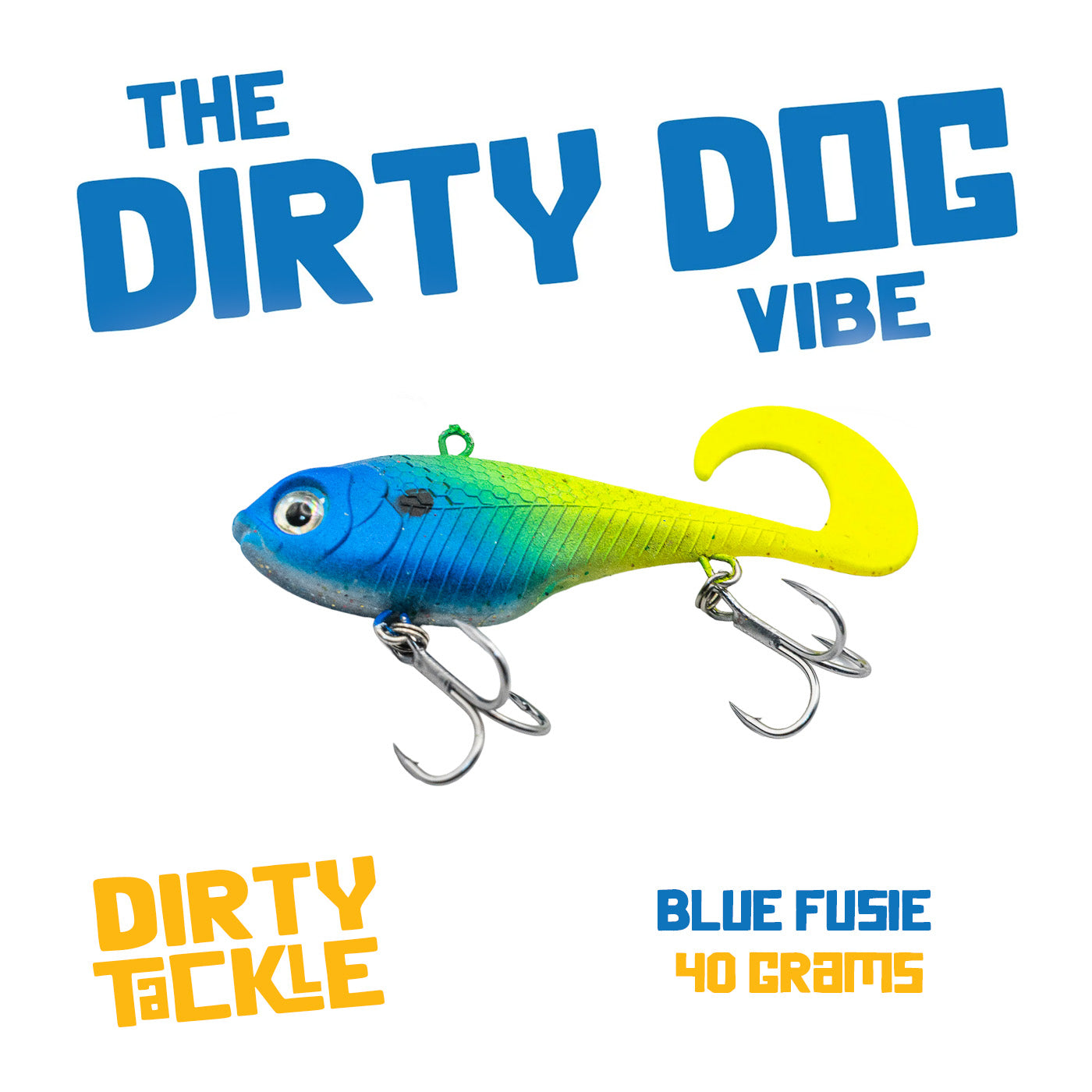 blue dog fishing lures Dirty Dog Vibe – 40g – Dirty Tackle
