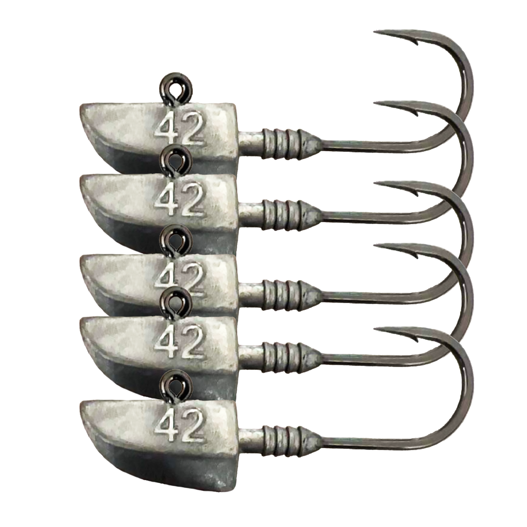 7/0 Jig-Heads 42g (1.5oz) - 5 pack (soc)