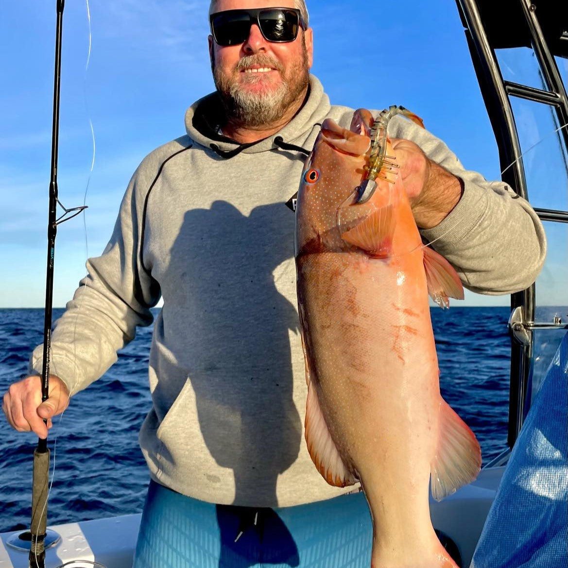 Full Commando - Paquete de 5 camarones de plástico blando de 120 mm/4,75"