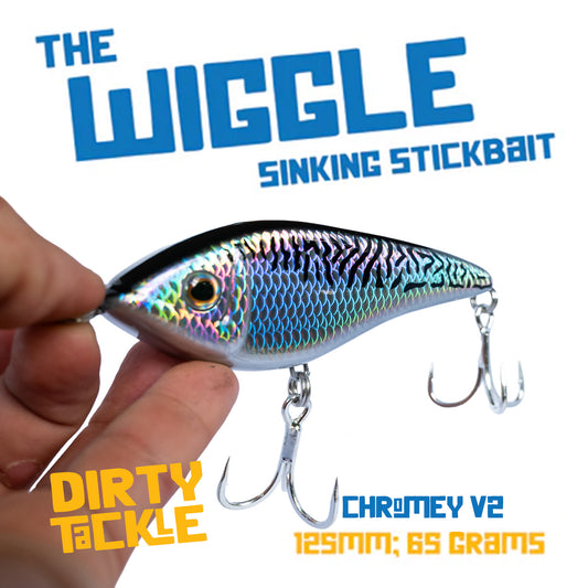 The Wiggle - Sinking Stickbait - Chrome Tiger