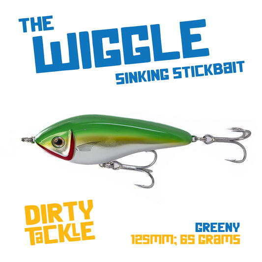 The Wiggle - Sinking Stickbait - Greeny
