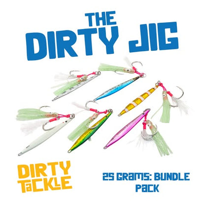 SQUIRT Jig – 25g Micro Jig Colour Pack (6 Pack) (soc)