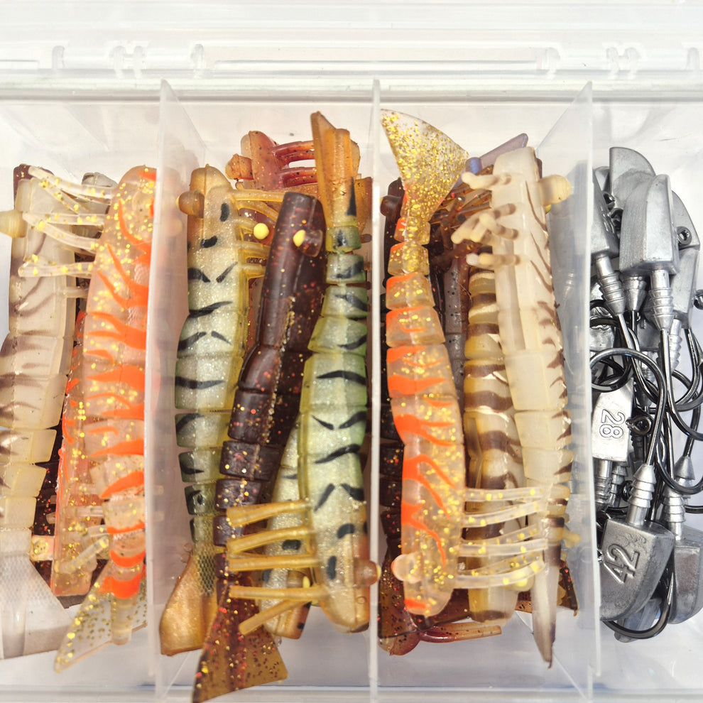 Big Dirty Box Complete Prawn Fishing System | Soft Plastic Prawns ...
