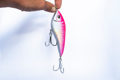 The Wiggle - Sinking Stickbait - Pink Bits