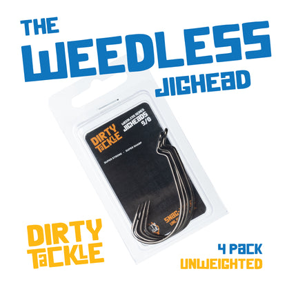 Anzuelos Weedless con peso - 1/8oz x 4 paquetes 