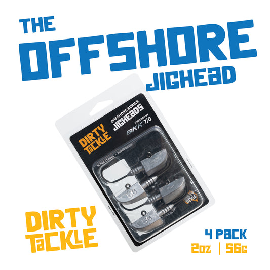 Dirty Tackle Offshore Series Jig Heads – 4 Pack