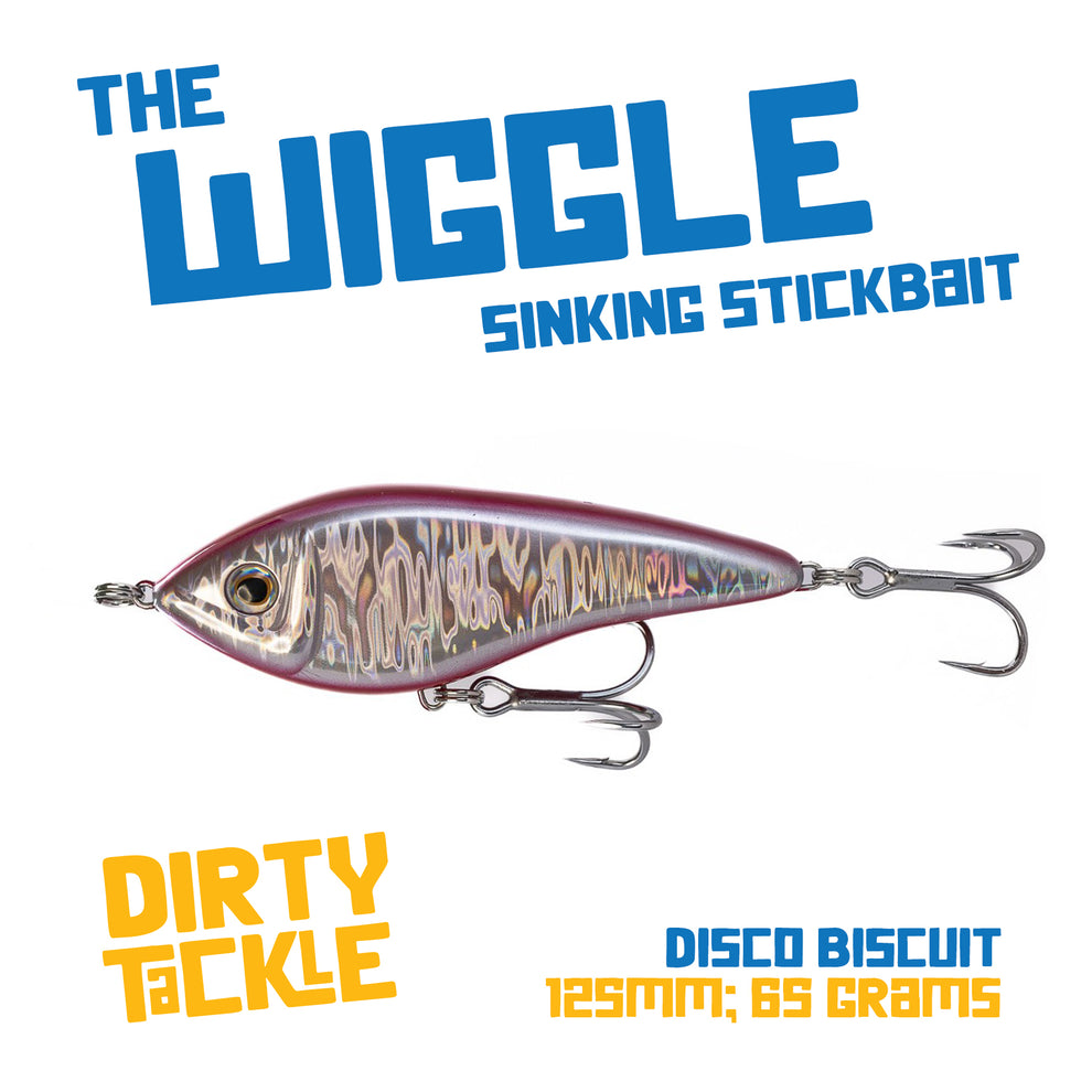 The Wiggle - Sinking Stickbait - Disco Biscuit – Dirty Tackle