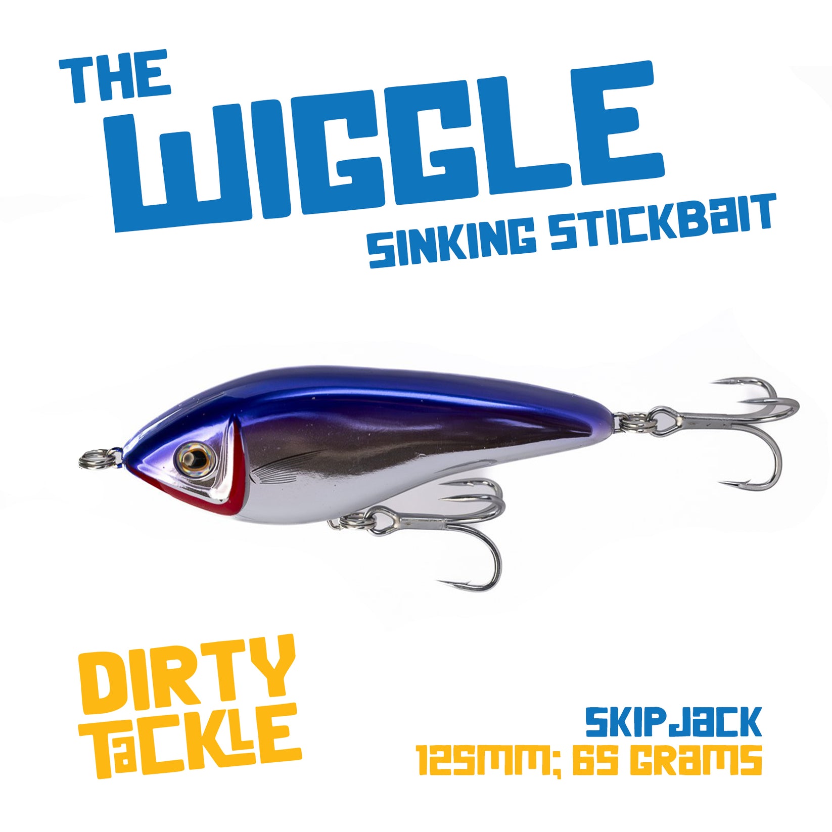 The Wiggle - Sinking Stickbait - Skipjack – Dirty Tackle