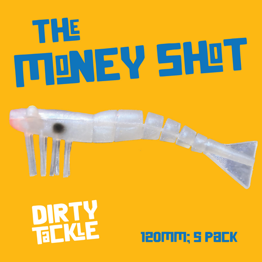 The Money Shot: camarones de plástico blando de 120 mm/4,75"